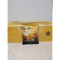 Olu Olu Plantain Chips Sweet Yellow, no Artificial Colour or Preservatives. 24 x 60g