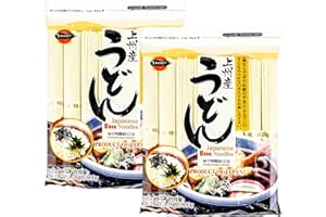 Hime Joshu Japanese Udon Noodles Thick 800g (2-Pack) + Uplabel Creations Bamboo Chopsticks
