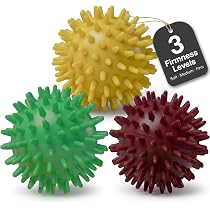 Parkomm Boule de hérisson LED, balles de Massage, balles à Pointes avec