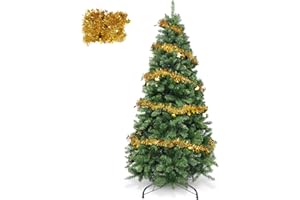 YEAUPE PRO Sapin de Noël Artificiel 180 cm | 800 Branches en PVC | Support Métallique Robuste | pour Intérieur et Extérieur