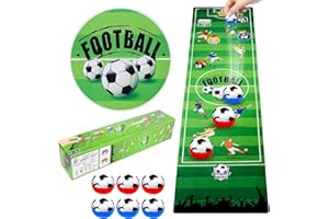 COLEESON Football Gifts for Boys, Table Top Football Game, Multifunction Table Shuffleboards, Interactive Game for Kids and Adults, Table Football Board Games for Christmas Birthday Gifts