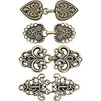 HABNI Cardigan Clips Set - 3 Stylische Schalhalter & Pullover-Clips In Gold