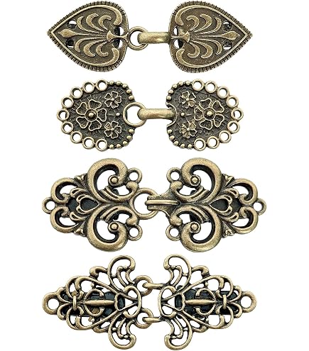 12er-Set Cardigan-Clips: Perlen-Pins Für Kleidung, Schals & Tücher – Vintage-Style In Champagner, Grau & Weiß