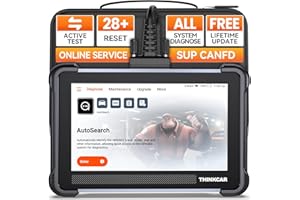 ‎THINKCAR THINKCAR Bidirectional Scan Tool, Thinkscan 672 Full System OBD2 Scanner Diagnostic Tool, Scanner for Car with Action Test, 28 Reset, CAN FD,Free Lifetime Upgrade