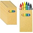 Partituki 20 Sets of Coloring Crayons. Each one with 6 Crayons in Assorted Colors. Gift for Children's Party Guests