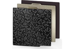 Tofelf 3D-Drucker-PEI-Blatt für BambuLab X1 /X1 Carbon-Heizbett, Federstahl-Bauplatte, 257,5 x 257,5 mm,Federstahl PEO+PEI Spring Steel Platte für Bambu Lab X1, X1C, P1P, P1S 3D Drucker