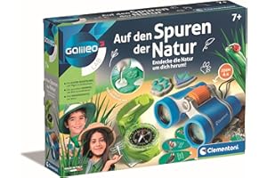Galileo Lab Auf den Spuren der Natur - Forscherset mit Kompass und Fernglas für Kinder ab 7 Jahren, 59333 von Clementoni