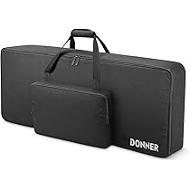Donner DEK 610S Keyboard Piano Met 61 Toetsen, Elektrisch Keyboardkit 249 Stemmen Ritmes Inclusief Pianostandaard Kruk Microfoon Cadeau Voor Beginners Roze 2674902383