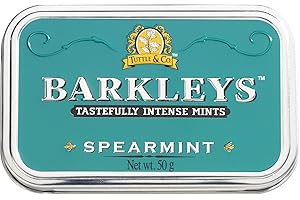 Barkleys Classic Mints - Spearmint, 6 tins, 6er Pack (6 x 50 g)