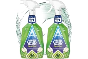KROZ Astonish Mould Remover Spray Astonish Mould And Mildew Remover Effective And Fast-Acting Formula Mold Remover Spray For Cleaning, Formula Mildew Remover Aplle Burst Clear (750 ml, Pack of Two)