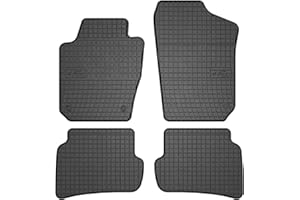 ‎MOTOS MOTOS Gummimatten Auto Fussmatte passend für Skoda Fabia III 2014-2022 1. und 2. Sitzreihe Verbessern Sie Ihren Reisekomfort mit Antirutschmatte Auto- Allwetter fußmatten Auto, Schutz vor Verschmutzun