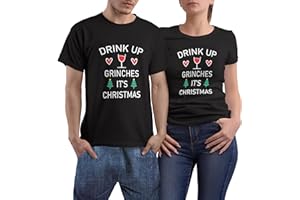 Love My Fashions® Christmas T-Shirt for Women and Men Xmas Gift Short Sleeve Crew Neck Unisex Multi Printed Christmas Top