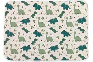 Panini Tessuti, Tovaglietta in puro cotone per la pappa - pranzo - merenda in asilo dimensione 52 x 37 cm Fantasia Dinosauri