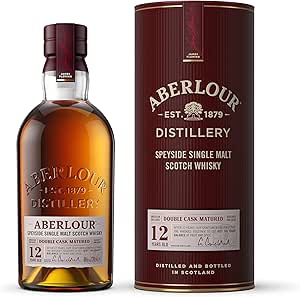 Aberlour 12 Year Old Single Malt Scotch Whisky, 70 cl with Gift Box