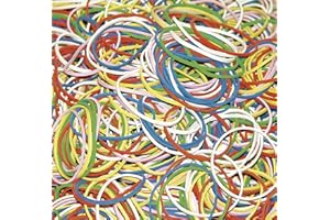 Rubber Bands DONAU 500g Assorted Colours/Small Office Accessories/Type-Standard/Material-Rubber/Colour-Assorted Colours/Dimensions (mm)-Diameter: 60