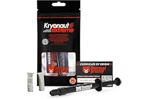 Thermal Grizzly - Kryonaut extreme - 2 Gramos - Pasta Térmica de Altísimo Rendimiento - Para Máxima Conductividad Térmica en Overclocking CPU/GPU