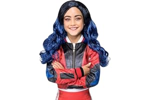 Smiffys 51595 Perruque Disney Descendants Evie pour fille Bleu Taille unique