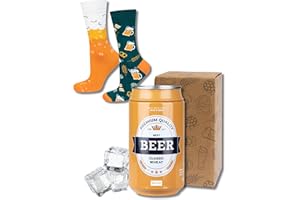 soxo Cerveza Calcetines Hombre Divertidos Algodon Regalos Originales Regalo Hombres 40-45 Classic Wheat 1 Par