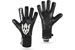Keeperking Gants de Gardien de But pour Adulte - Gants de Football pour Homme - Coutures intérieures - Profi Premier Grip - 4 mm - Ajustement Ferme - Unisexe - Plusieurs Tailles et Couleurs