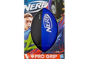 Nerf A0357 Pro Grip Ballon de Football Bleu/Noir