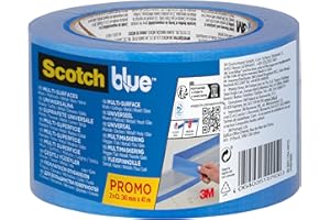 SCOTCHBLUE Scotch Niebieska taśma malarska "Multi-Surface", 36 mm x 41 m, 2 rolki/opakowanie, 70% PEFC, SGSCH-PEFC-COC-110078