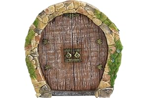 SETOFI Porte de Jardin Miniature, Porte Elfe de Jardin Porte Elfe en Bois Arbre de Jardin Miniature Décoration de Cour Type F