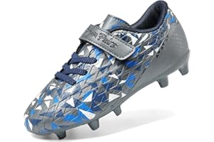DREAM PAIRS Kids Chaussures Crampons de Football Enfants Tige Souple avec Une Sensation de Sensibilité Protection Optimale pour Garçons et Filles SDSO2307K