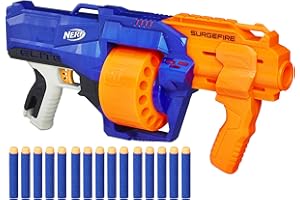 Nerf N-Strike Elite Surgefire, Spielzeugblaster mit Trommelmagazin, in recycelbarer Verpackung
