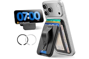 ESR Korthållare med MagSafe, 5 kort, justerbart stativ, säkert kontaktspänne, för iPhone 17/16/15/14/13/12 och Google Pixel 1