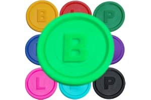 Jetons marqués avec la lettre B, P ou L - 14 couleurs disponibles - SchwabMarken