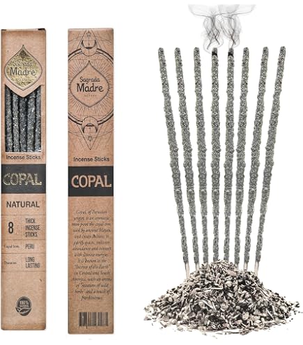 8 Räucherstäbchen Copal Ritual – Nach Traditioneller Aztekischer Art, Für Meditation & Raumreinigung
