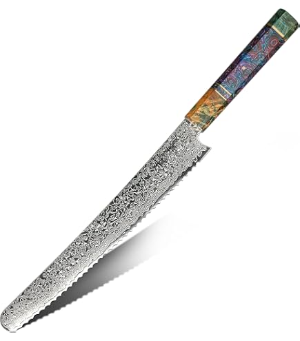 MITSUMOTO SAKARI 21 Cm Kiritsuke Kochmesser – Handgeschmiedeter Damaststahl, Weißer Granatapfelgriff, In Holzkiste