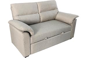 ASTAN HOGAR Sofá Cama 2 Plazas, Tapizado Tela, Modelo Duna AH-AR40800MR