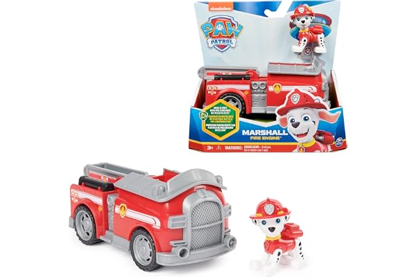 Paw Patrol - Pat Patrouille - Véhicule Figurine Marcus - Voiture Figurine À Collectionner - Pat Patrouille Jouet - Plastique Recyclé - Voiture Enfant - Jouet Enfant 3 Ans Et +