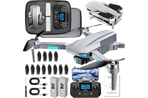 HHD Faltbare GPS-Drohne mit 4K Kamera für Erwachsene, Lange 50 Min. Flugzeit, Ultraleicht unter 249g, 1160m FPV Reichweite, Schneller Brushless Motor, 54 km/h Max Geschwindigkeit, Anfängerfreundlich