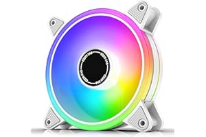 EZDIY-FAB Wentylator obudowy Moonlight RGB 120 mm-1 opakowanie ONLY kompatybilny z wentylatorem HUB X.