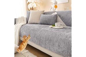 MTHGH Sofabezug Antirutsch,Anti Slip Sofa Cushion,sofaschutz Wasserdicht L Form,sofaschutz Katze Sofaschoner,Couch Bezug Ecksofa Schmutzabweisend Sofaschutz Hund Kratzschutz Katze,B-90x160cm