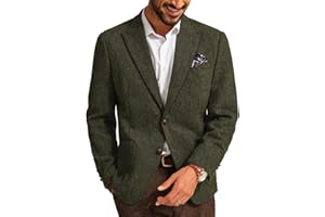 PJ PAUL JONES Blazer da uomo regular fit britannico 2 bottoni giacca da lavoro moderno blazer