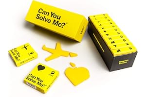 Can You Solve Me? 12 Puzzle Gift Set - Challenging Tangram, IQ Toy, Brainteaser, Mind Game for Children + Adults -Includes 12 Geometric Shapes & 3 Varying Difficulties (Family Game Nights, Desktoy)
