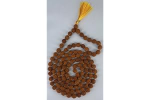 KTD Gopala Rudraksh Beads (Rudraksh Mala) Medium Size 108 + 1 Beads