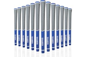 SHABIER Multi Compound Golf Grips,Golf Grips Set of Golf Grips 13 Pack | High Traction and Feedback Rubber Golf Club Grips 13 Grips