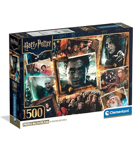 Educa - Puzzle 1000 Pezzi Harry Potter Miniature, 46x30 Cm, Con Colla Fix, Da 14 Anni - 5