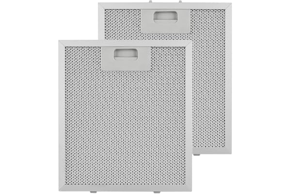 Klarstein Set 2 filtres à graisse de rechange pour hotte 23 x 26 cm aluminium