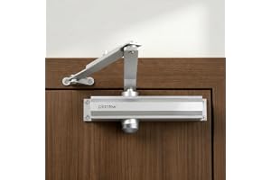 Plantex Heavy Duty Automatic Door Closer/Hydraulic Door Closer for Home/75kg Adujstable Spring Door Closer for Wooden Door & Metal Door (ISO 9001 Certified) - Silver