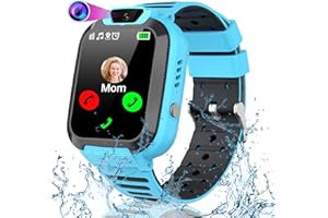 YEDASAH Kinder Smartwatch mit GPS, Smartwatch Kinder mit GPS und Telefon, Kinder GPS Intelligente Uhr SOS wasserdichte IP68 Voice Chat Schulmodus Geschenke Anrufen für Jungen Studenten Kinder