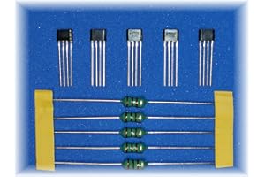 Chanzon 5x Solar Treiber QX5252F (XD5252F) und 5x Spule100uH 0,5W TO-94 Bauteil, Ersatzteil, NEU