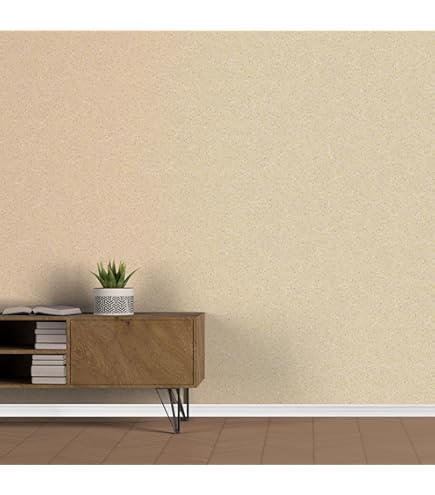 Belka B57 Koper behang - puur katoen - vloeibaar behang - decoratief pleister - zelfklevend - warmte- en geluidsisolerend - modern & stijlvol, DIY eco & natuurlijk | ca. 3,5 m² (m²