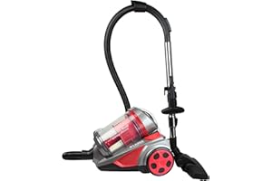 Klaiser BS110 Aspirateur Sans Sac Multi Cyclone Alligator Xtreme Force - Pure Air - Ultra Confort - Puissance 1600W- Cordon Extra Long 7 Mètres - Tube télescopique Extra Long 92cm