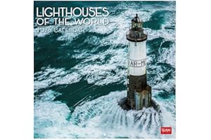 Legami - Calendario da Parete 2026, Lighthouses, Calendario da Muro Grande, 12 Mesi e Planner Annuale, in 6 Lingue, Spazio per Note, Segni Zodiacali, Festività Internazionali, 30 x 29 cm