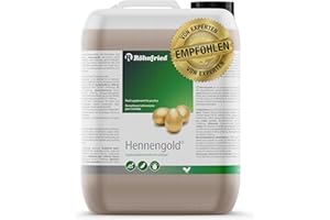 Röhnfried Hennengold 5000 ml I vermindert Brucheier & Federfressen I unterstützt Federwachstum & Federkleid I für Hühner & anderes Geflügel